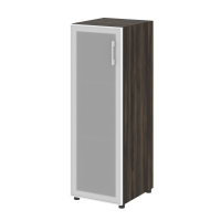 Шкаф средний узкий левый (1 средний фасад стекло в раме) Yalta LT.SU-2.4 R L/R дуб мали